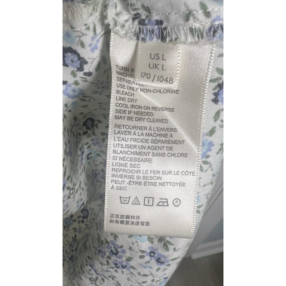 Free People Petunia Mini Dress Size Large Smocked Ditsy Floral Boho Sundress EUC - Picture 10 of 12
